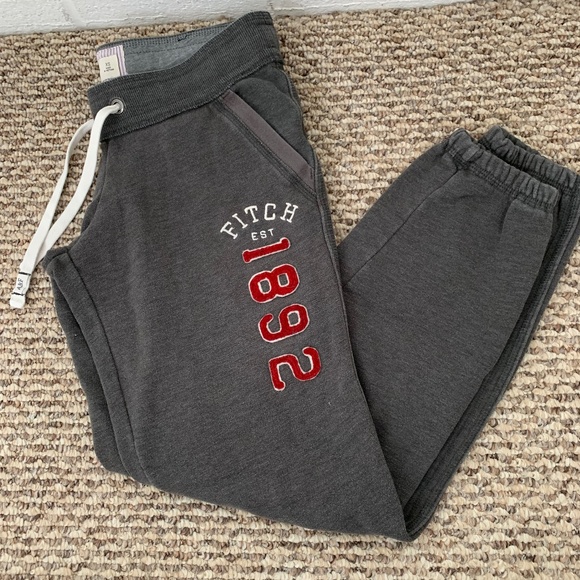 Abercrombie and Fitch Dark Grey Sweatpants - Picture 1 of 7